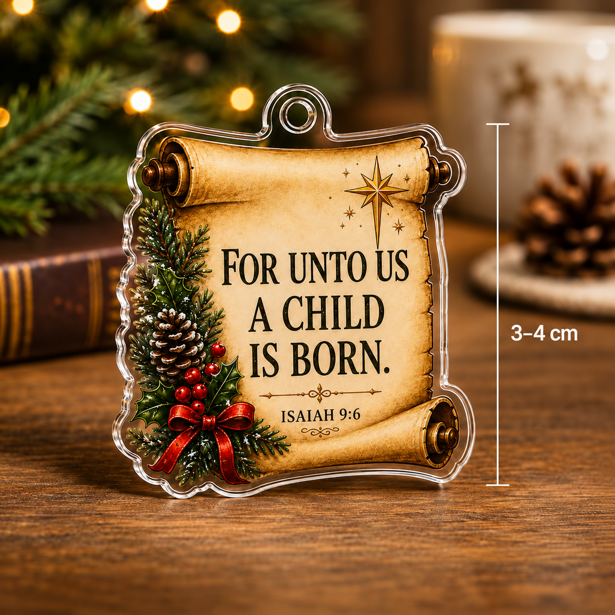 Bible Verse Advent Calendar 2026 – 24 Scripture Ornaments – image 4