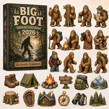 Bigfoot Camping Advent Calendar 2026 – 24 Outdoor Ornaments – image 2