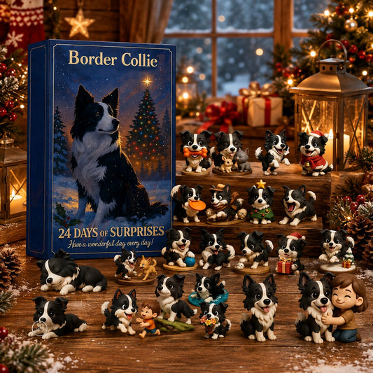 Border Collie Advent Calendar 2026 – 24 Dog Designs