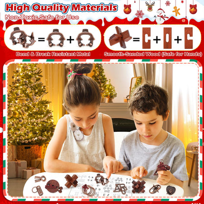 Brain Teaser Advent Calendar 2026 – 24 Puzzles for Kids & Adults – image 4