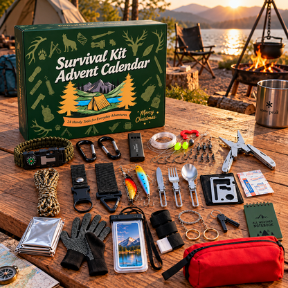 Camping Survival Advent Calendar 2026 – 24 Outdoor Tools