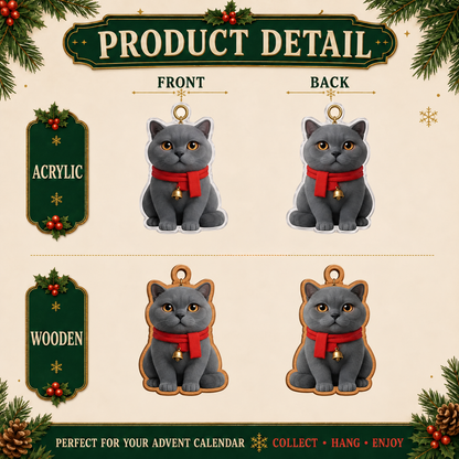 Cat Advent Calendar 2026 – 24 Christmas Cat Ornaments – image 5
