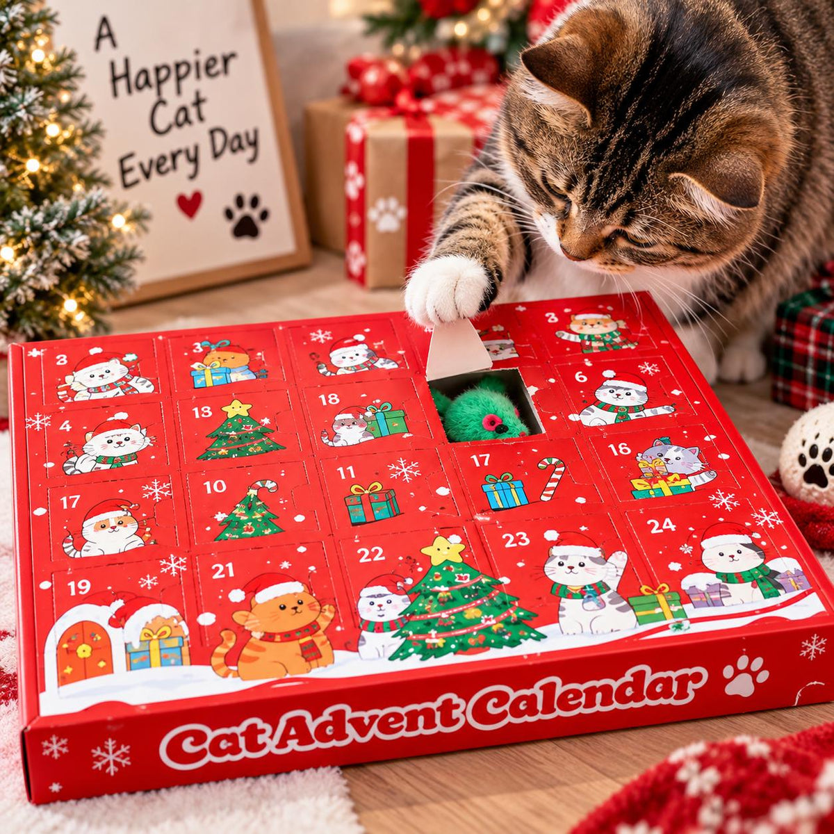 Cat Toy Advent Calendar 2026 – 24 Christmas Toys for Cats – image 2