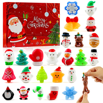 Christmas Squishy Advent Calendar 2026 – 24 Mochi Squishies