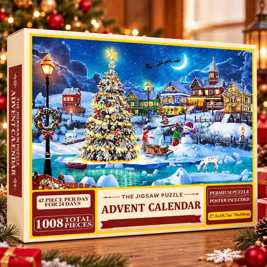 Christmas Village Jigsaw Advent Calendar 2026 – 1008 Pieces