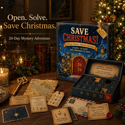 Detective Mystery Advent Calendar 2026 – 24 Clues & Puzzles – image 2