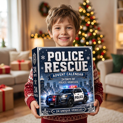 Emergency Vehicles Advent Calendar 2026 – 24 Rescue Ornaments – image 4