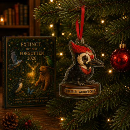 Extinct Animals Advent Calendar 2026 – 24 Wildlife Ornaments – image 2