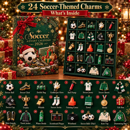 Football Advent Calendar 2026 – 24 Soccer Ornaments – image 2