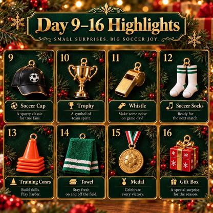 Football Advent Calendar 2026 – 24 Soccer Ornaments – image 4