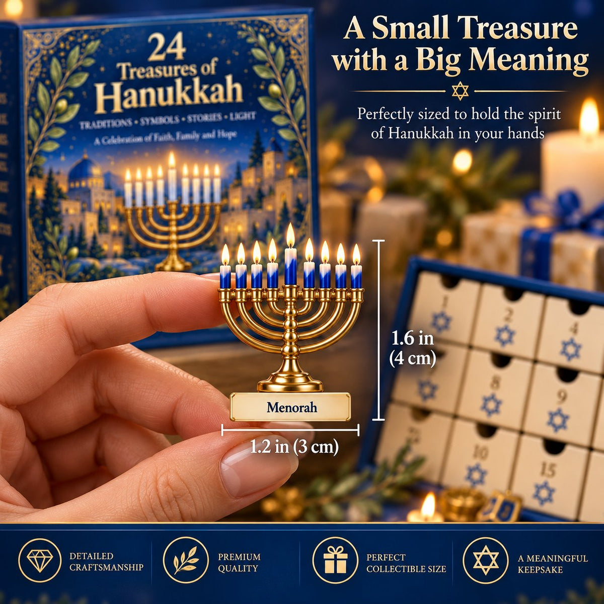 Hanukkah Countdown Calendar 2026 – 24 Drawers of Hanukkah Treasures – image 4