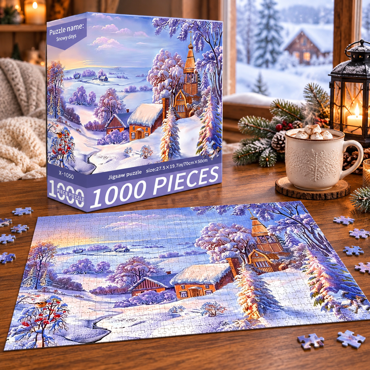 Jigsaw Puzzle Advent Calendar 2026 – 24 Days, 1000 Pieces – image 4