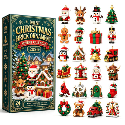 Mini Brick Advent Calendar 2026 – 24 Christmas Building Sets