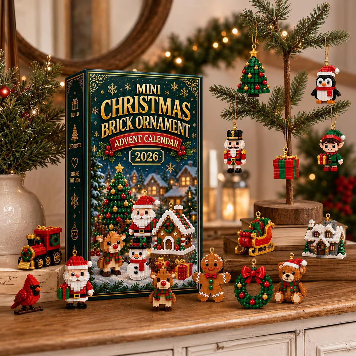 Mini Brick Advent Calendar 2026 – 24 Christmas Building Sets – image 5