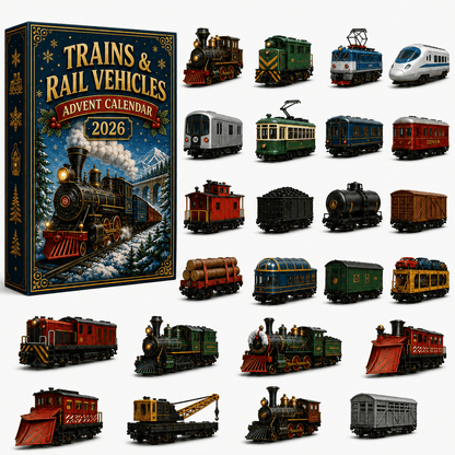 Mini Train Advent Calendar 2026 – 24 Rail Vehicle Models