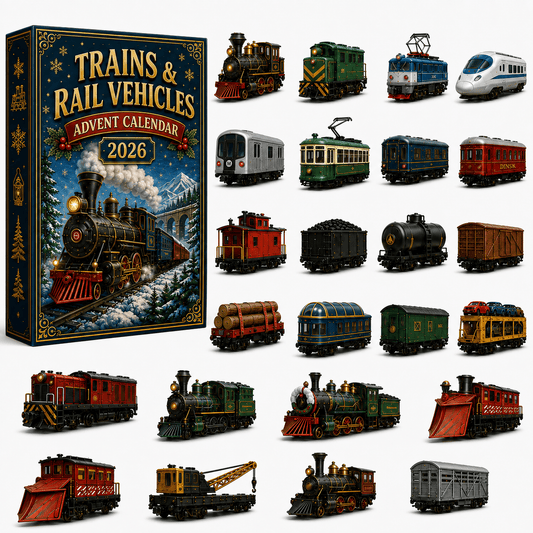 Mini Train Advent Calendar 2026 – 24 Rail Vehicle Models