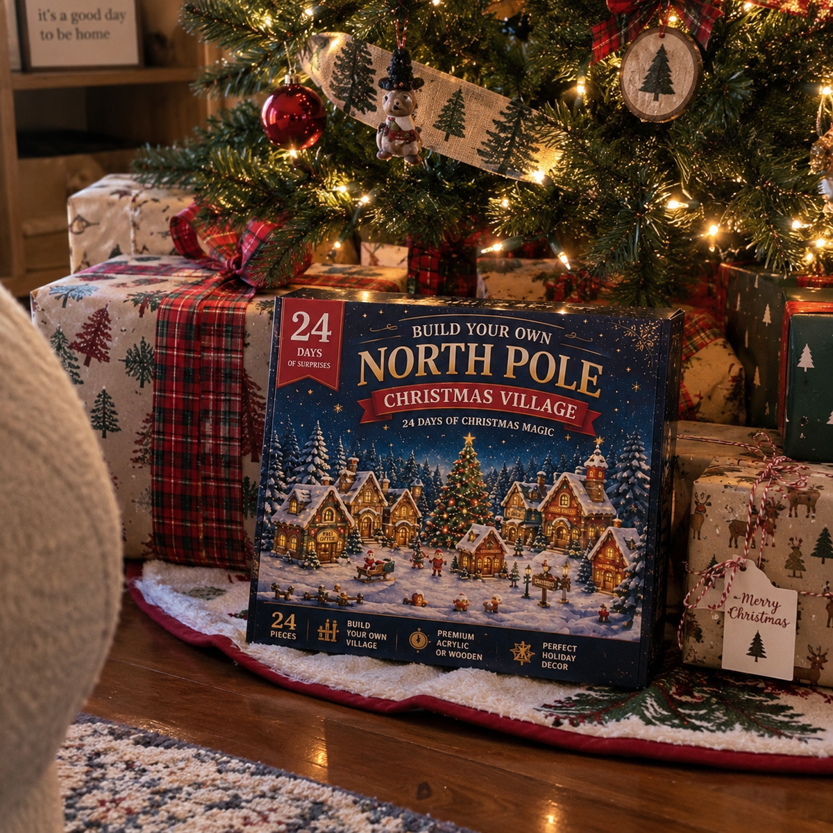 North Pole Village Advent Calendar 2026 – 24 Village Pieces – image 2