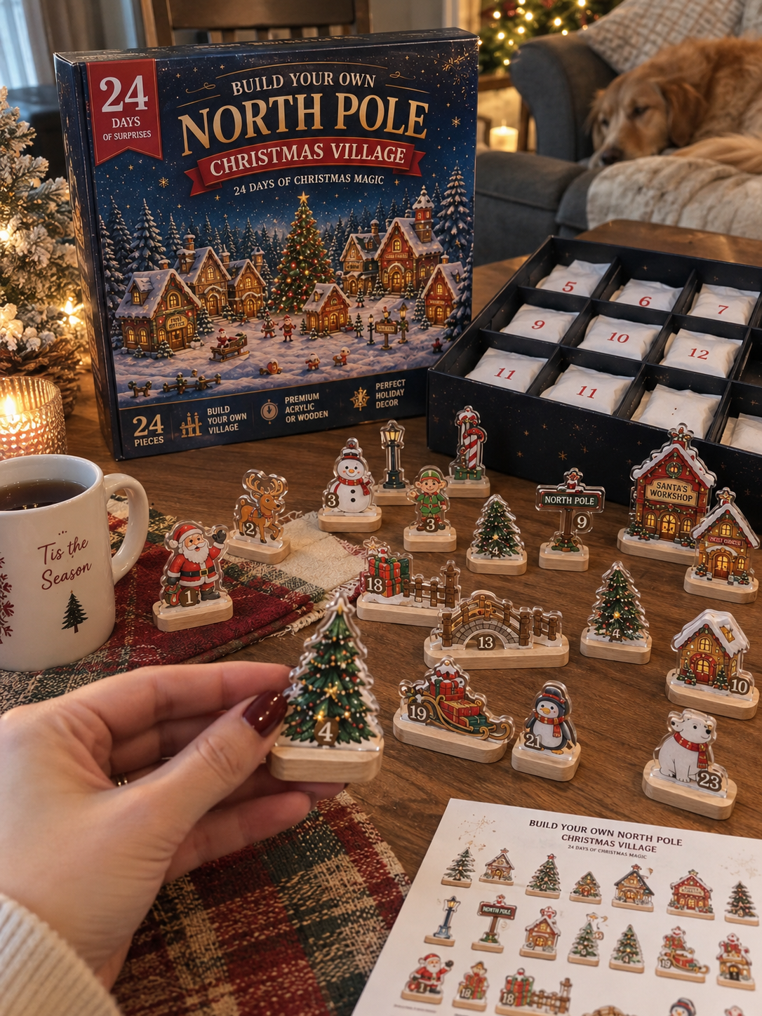 North Pole Village Advent Calendar 2026 – 24 Village Pieces – image 4