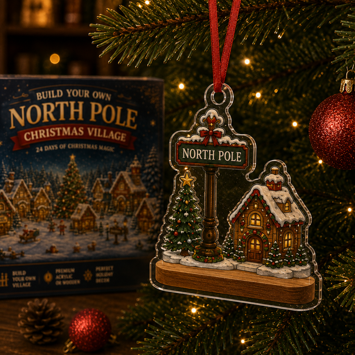 North Pole Village Advent Calendar 2026 – 24 Village Pieces – image 5