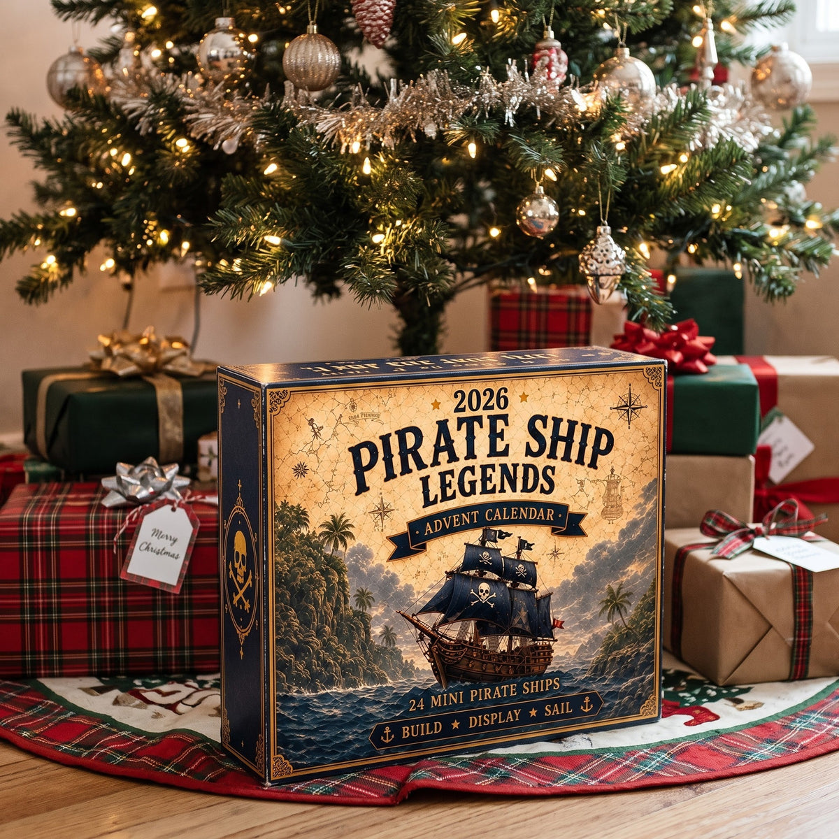 Pirate Ship Advent Calendar 2026 – 24 Nautical Ornaments – image 2