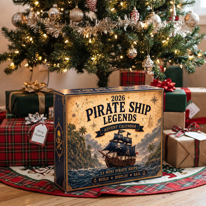 Pirate Ship Advent Calendar 2026 – 24 Nautical Ornaments – image 2