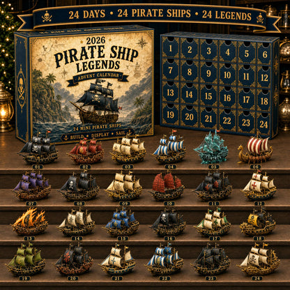 Pirate Ship Advent Calendar 2026 – 24 Nautical Ornaments – image 3