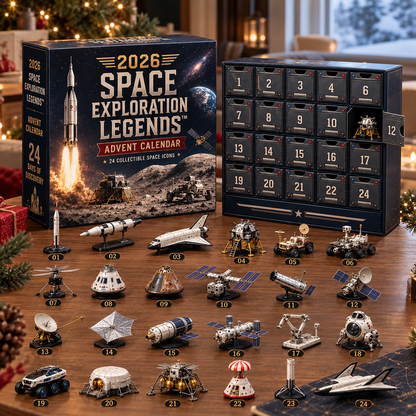 Space Advent Calendar 2026 – 24 Rocket & Astronaut Ornaments