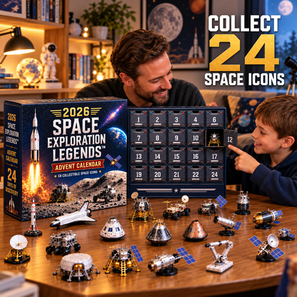 Space Advent Calendar 2026 – 24 Rocket & Astronaut Ornaments – image 2