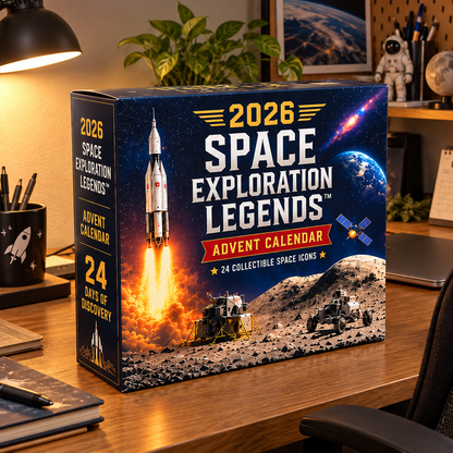 Space Advent Calendar 2026 – 24 Rocket & Astronaut Ornaments – image 3