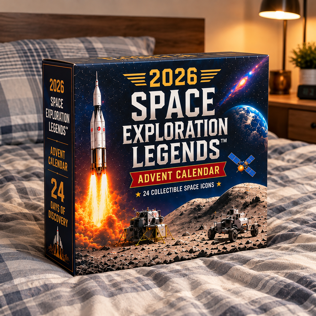 Space Advent Calendar 2026 – 24 Rocket & Astronaut Ornaments – image 4