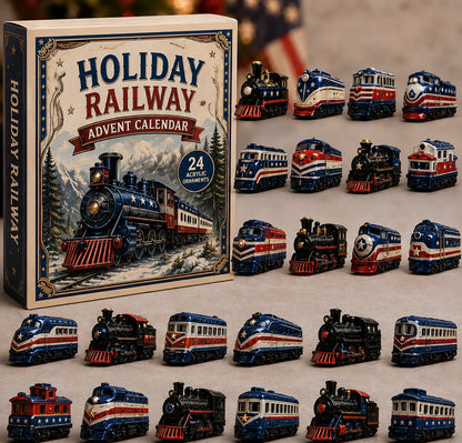 Train Advent Calendar 2026 – 24 Classic Train Ornaments – image 3